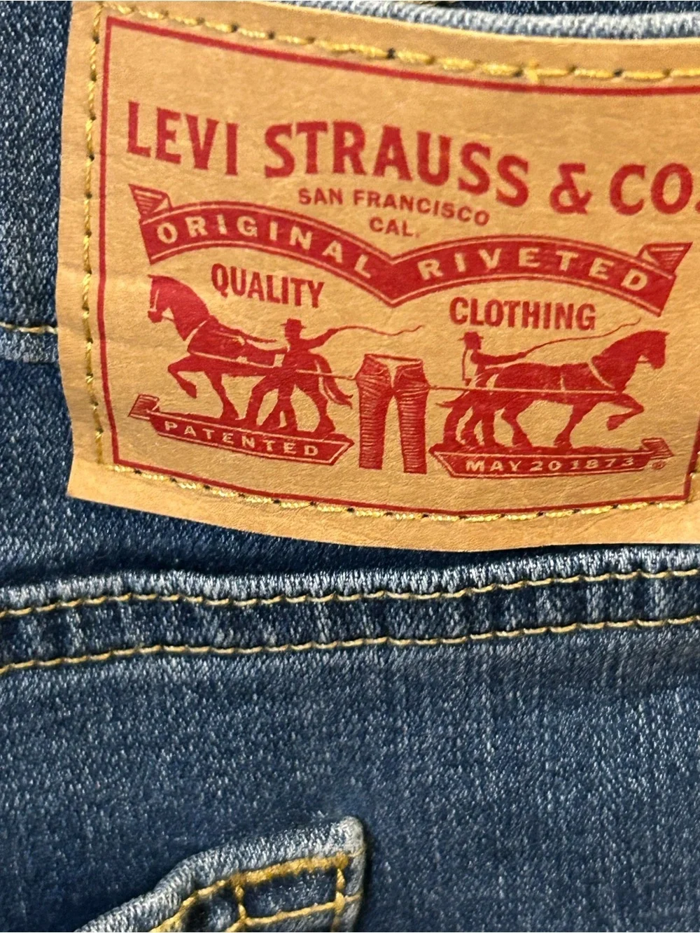 Levi's Women’s Plus Size Distressed Boyfriend Jeans